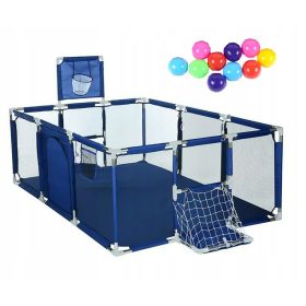   Kreativni otroški bazen s košarkarskim obročem in nogometnimi vrati