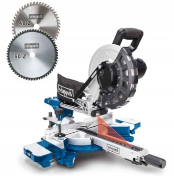 Scheppach 2000 W zajeralna žaga 254 mm