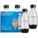 SET 2x ČRNA STEKLENICA SodaStream 0,5L SATURATOR