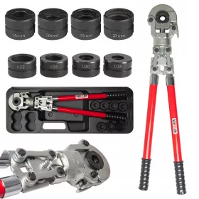   STISKALNIK ZA PEX CEVI, MATRE 16-32mm (TH) + MATURE, KAMNI ZA STISKALNIK PEX CEVI V 15 28