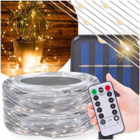   Solarna vrtna girlanda LED 1000 cm z 100 svetilkami - LEDHOFF