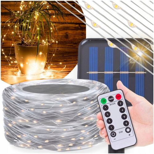 Solarna vrtna girlanda LED 1000 cm z 100 svetilkami - LEDHOFF