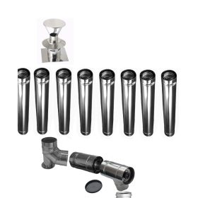   DIMNIŠKI VLOŽEK ZA KONDENZACIJSKE KOTLE 60/100 8m TURBO KISLINSKI KOND