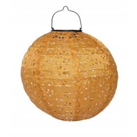 LED SOLARNA LAMPIONA 25 cm, VRTNA, RAZLIČNE BARVE