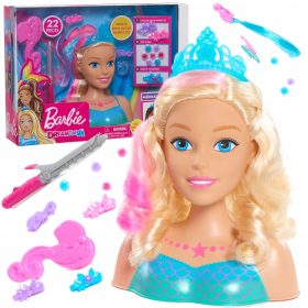 Lutkarska glava za oblikovanje las Barbie Dreamtopia