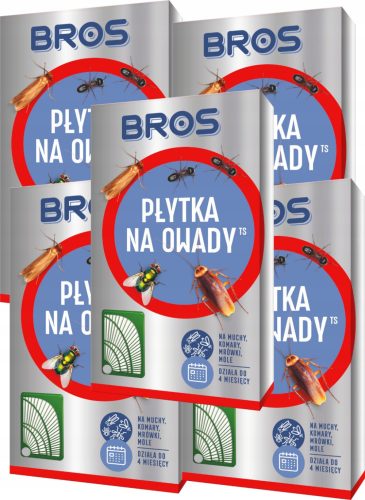 BROS Učinkovita ploščata past za odganjanje komarjev, mravelj, moljev in drugih insektov