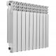 KFA 1488 W beli aluminijasti radiator 805 x 576 x 95 mm - stranski priključek