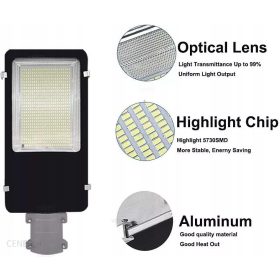   Luminex 1500W Solar Street Light with Dusk Sensor and Remote Control