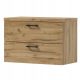 Kopalniška omarica za umivalnik ADK Meble Luna 80,5 x 40,5 x 53,6 cm hrast zlata