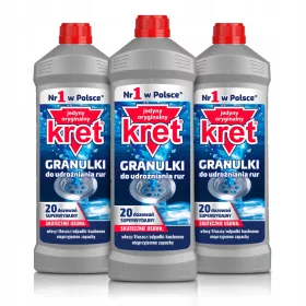 KRET Granule za odmašitev cevi in sifonov 3x800g
