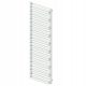 Dekorativni beli kopalniški radiator 180x50 Iris