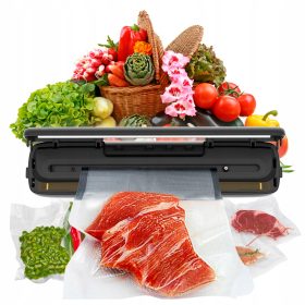   VAKUUMSKI ZAPIRNIK ZA PAKIRANJE HRANE Z MOČJO 135W + SET XXL VREČK