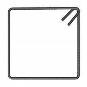 Stabilizacijska stremena 20x20 cm 100 kosov