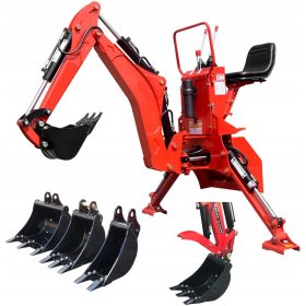 TRAKTORSKA MINI KOPARKA STILER BK6 Z ČRPALKO IN 3 ŽLICAMI