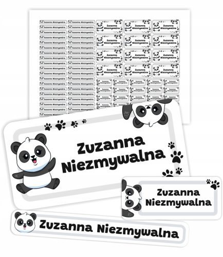 Nalepke z imenom za otroka SchoolStickers