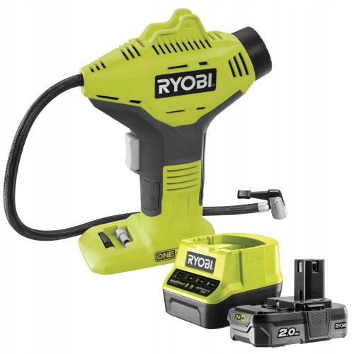 Visokotlačna brezžična kompresorska črpalka Ryobi R18PI-120G 2Ah