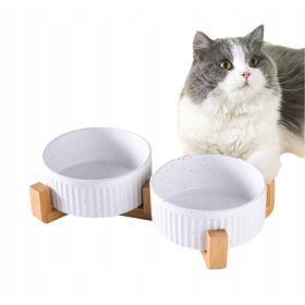  Set dveh keramičnih skled 1Dog, bela, 850 l