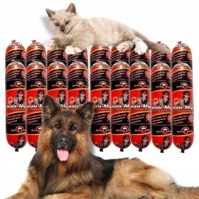   Mokra hrana za pse z govedino Baton 95% goveje meso 900g set 18 kosov