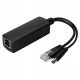 Združljiv Adapter za Pretvorbo 48V v 12V s Splitterjem za POE Kable