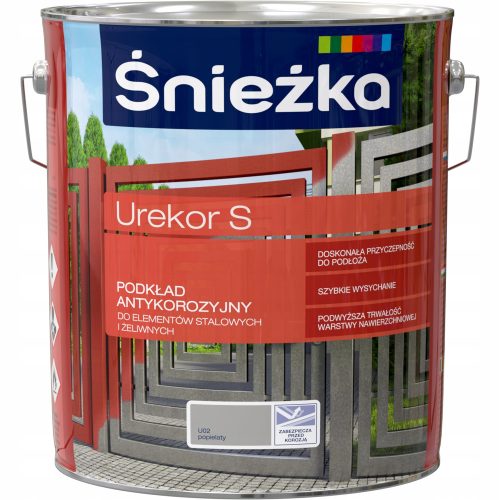 Antikorozijska barva UREKOR S ŚNIEŻKA Pepel 10L