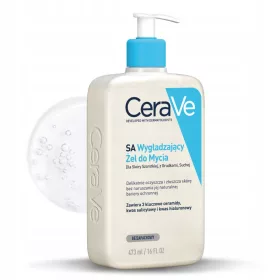   CeraVe SA Gel za čiščenje za grobo, suho in hrapavo kožo, 473ml