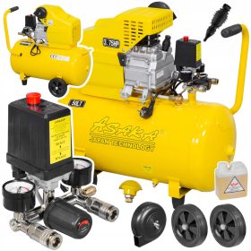   Optimized name: Močan oljni kompresor Asaka ASC50 50 l 8 bar za profesionalno uporabo

Optimized description: Močan oljni batni zračni kompresor Asaka ASC50 je zanesljiv in učinkovit kompresor z zmogl