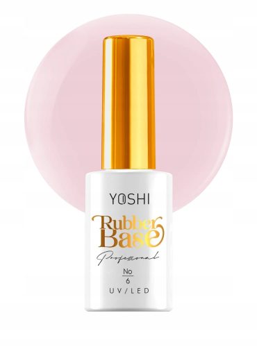 Yoshi Rubber Base No6 UV Hybrid Hibridna lakirana gumijasta podlaga 10 ml SEOL