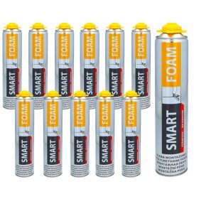   Pistoletna nizkotlačna montažna pena SMART Wkręt-met KLIMAS PMP-SMART-750(X12) 750 ml 12 kosov