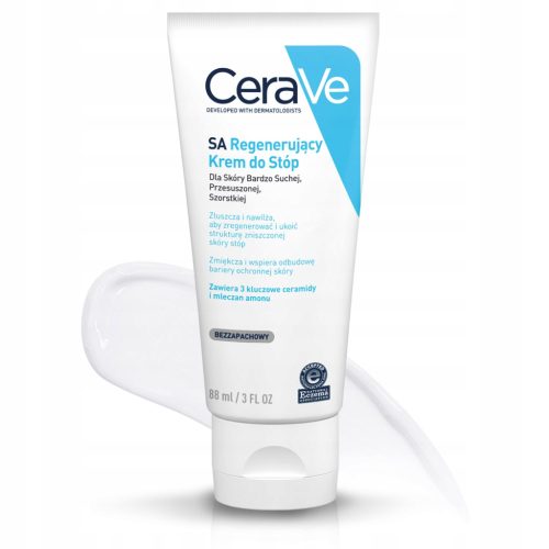 CeraVe SA Regenerativna krema za noge, 88 ml - za zelo suho in izsušeno kožo