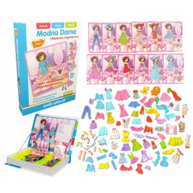 Magnetna sestavljanka Modna Dama 72 v 1