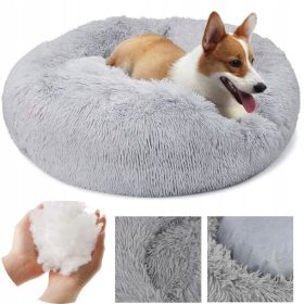    Dogguru pasja blazina bež, odtenki roza, odtenki sive 90 cm x 90 cm