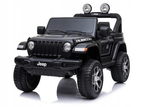 JEEP WRANGLER RUBICON ČRNI ELEKTRIČNI AVTO Z DALJINSKIM UPRAVLJALNIKOM 12V 4x4 4x45W