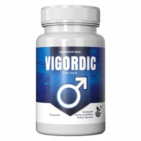   Vigordic: Naravno prehransko dopolnilo za moške za podporo spolnih funkcij, 30 kapsul