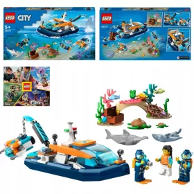 LEGO City Podmorska Raziskovalna Ladja za Potapljače 60377