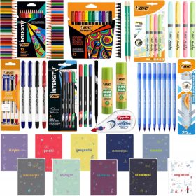 BIC ŠOLSKI KOMPLET ZA OTROKA, ZAPISKI ZA ŠOLO