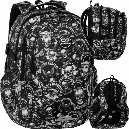 MLADINSKI ŠOLSKI NAHRBTNIK ZA MLADINCE COOLPACK SKULL