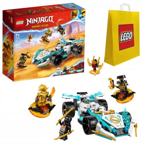 LEGO Ninjago Smocza Moc Zane'a Wyścigówka Spinjitzu 71791