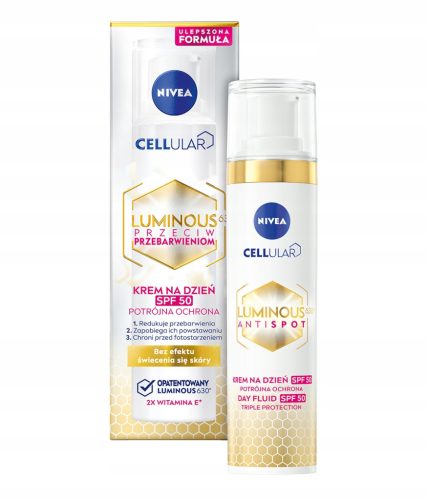 Nivea Cellular Luminous 630 SPF50 Dnevna Krema za Obraz 40ml