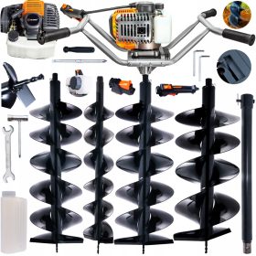 Bencinski vrtalni set za zemljo s svedri