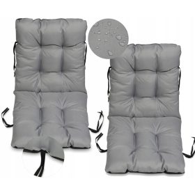 Vodoodporna vrtna blazina za ležalnik 96x48x7 siva