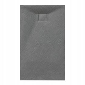 Brodzik za prhanje RIKO 130x90 cm s sifonom siva