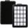 Zamenljiv pralni filter + gobica za sesalnik Amica Bagio Eco VM, ustrezen za modele VM 3011, 3021, 3041, 3042, 3043, 3044, 3045, 3046. Ta zamenljiv filter je idealen za ohranjanje moči sesanja na najv