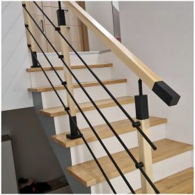 BALUSTRADE V KOMPLETU LES IN JEKLO