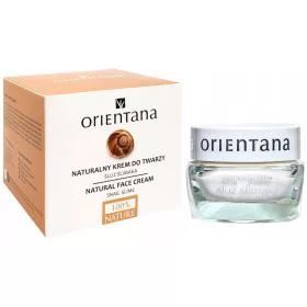 Vlažilna krema za obraz s polžjo sluzjo Orientana 50 ml
