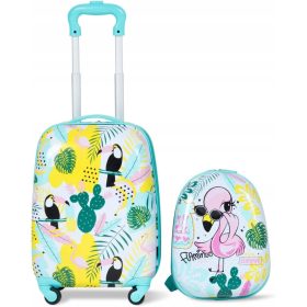 2-delni otroški komplet kovčkov z nahrbtnikom za potovanje