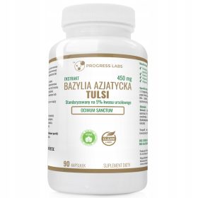   Kapsule Tulsi z azijsko baziliko 5% ursolne kisline - 90 kapsul za podporo zdravja