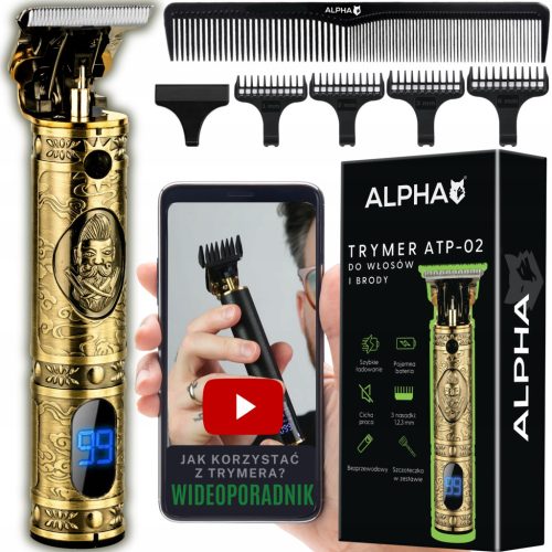 Alpha Električni Trimer za Striženje in Britje Las ter Brade - ATP-05 Lite