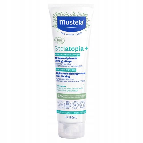 Najboljša nega za suho kožo: Mustela Stelatopia+ Krema, 150 ml - Naravni Sestavini