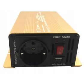   PURE SINUS NAPETOSTNI PRETVORNIK 300 W SOLARTRONICS 12V/230V USB GOLD