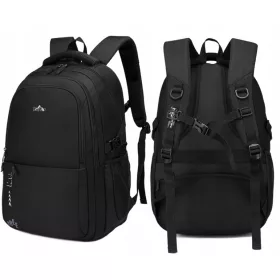   Večpredelni šolski nahrbtnik CoolPack, črn, odtenki rdeče, večbarven, 30 l